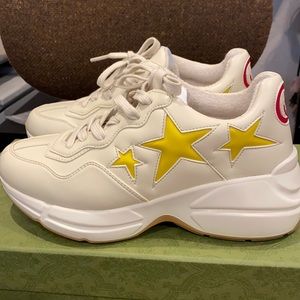 GUCCI Women’s Rhyton Sneaker with Stars